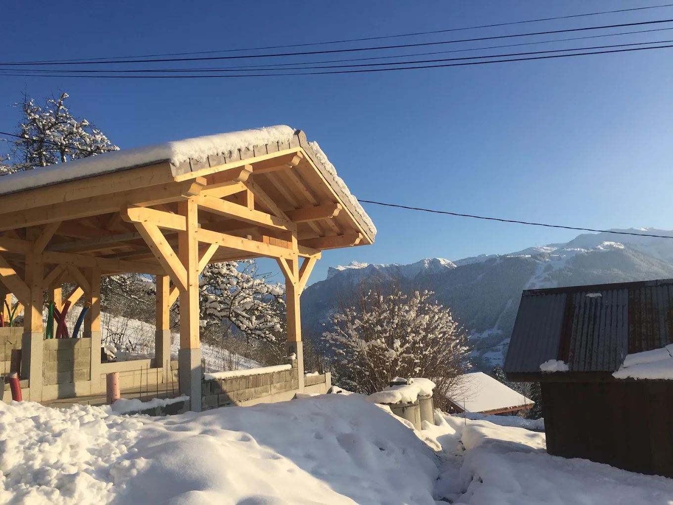 Carport bois
